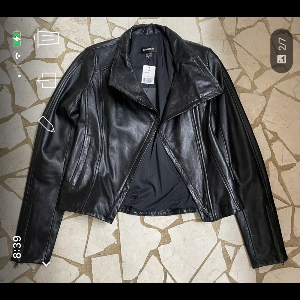 Daniel Leather jacket black NWT